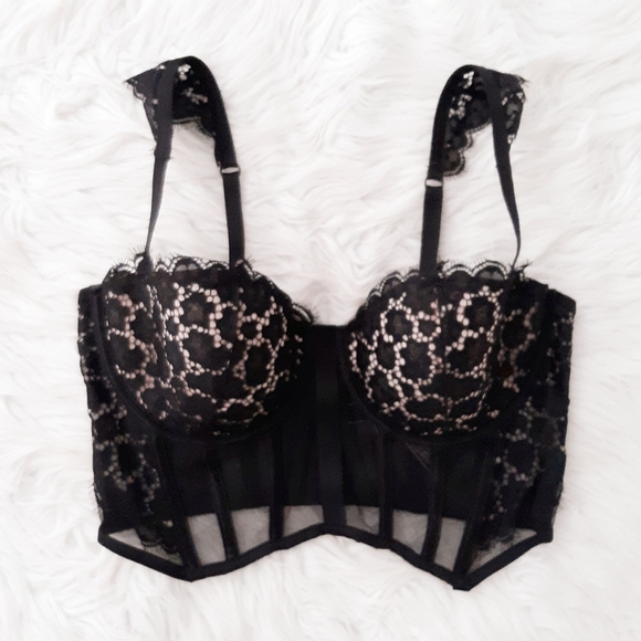 VS Very Sexy Lined Balconet Corset Bra 36D